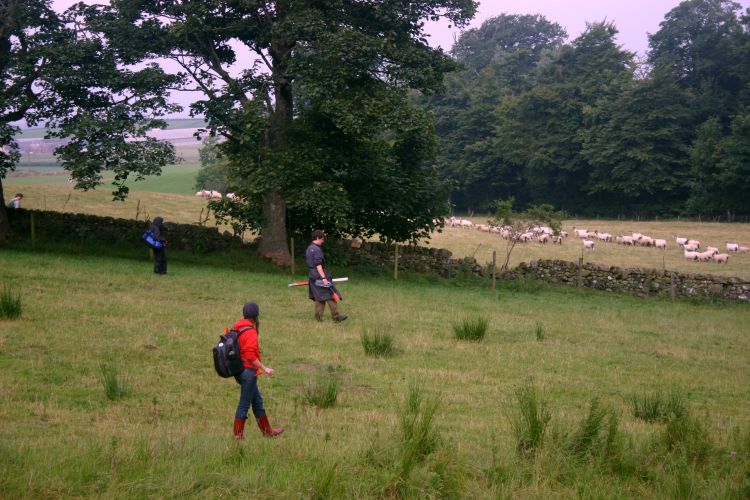 Fieldwalking in Keltie estate